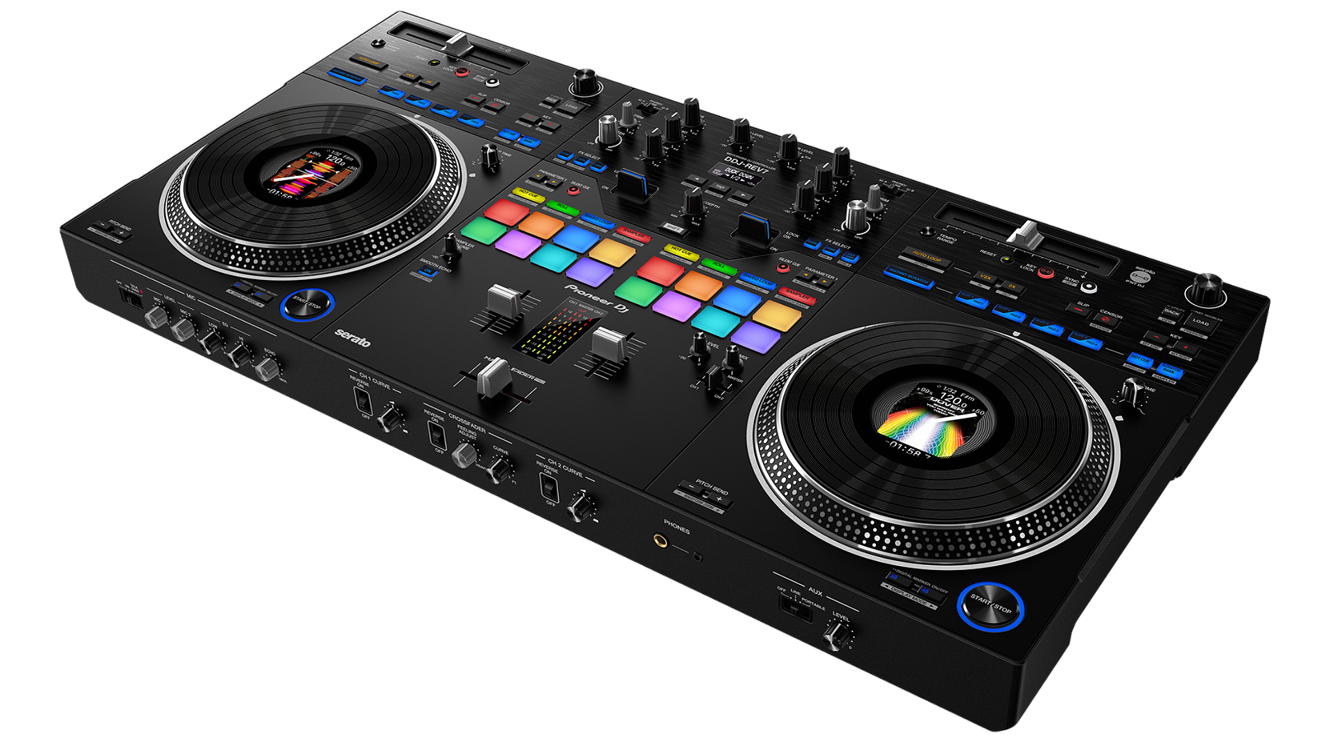 Controlador de 2 canais Pioneer DJs DDJ-REV7 para Serato DJ Pro
